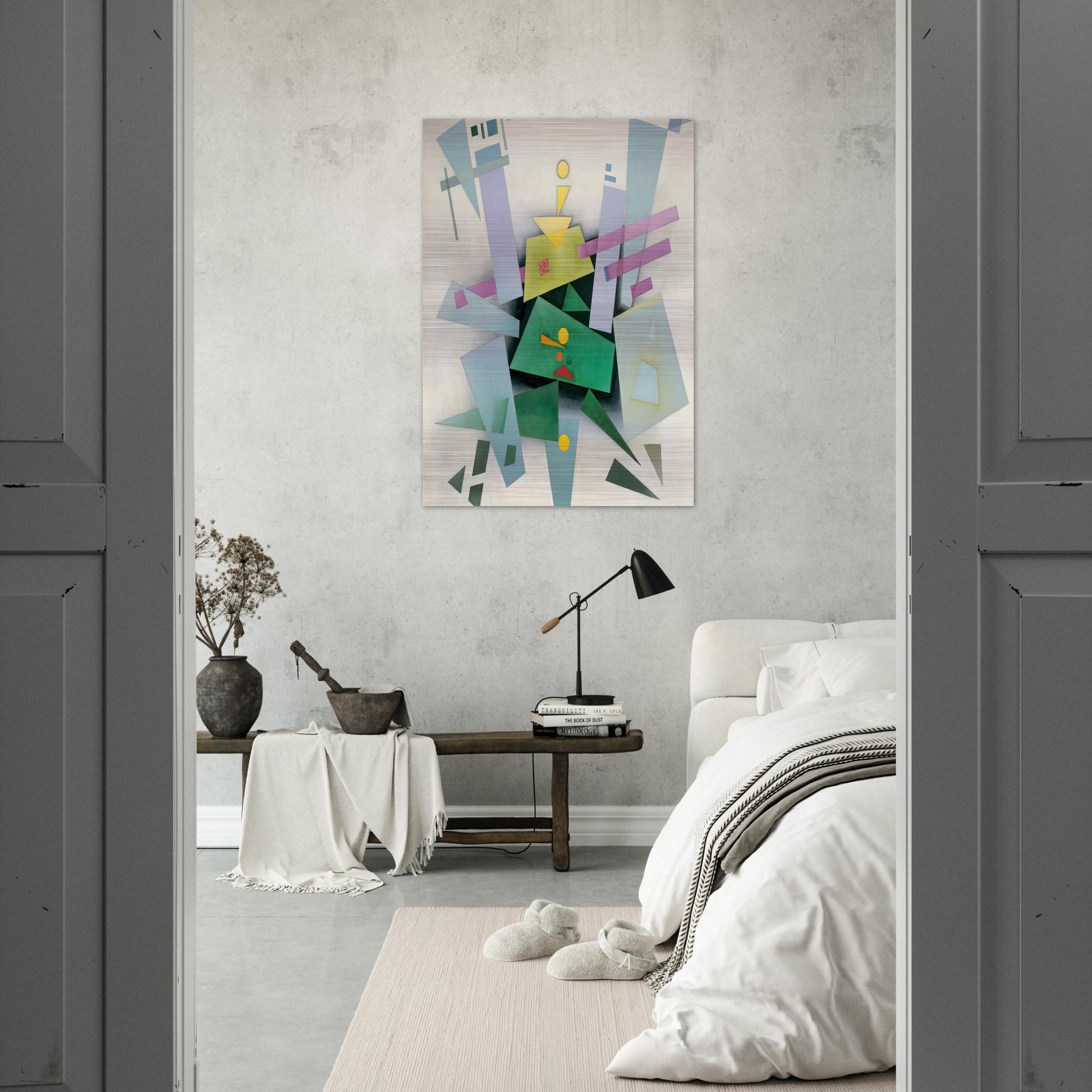 INVENTION COMPOSITION 31 1933 - Rudolf Bauer Brushed Aluminum Print - 70x100 cm / 28x40 inches | Rudolf Bauer Aluminum Print | Rudolf Bauer Prints