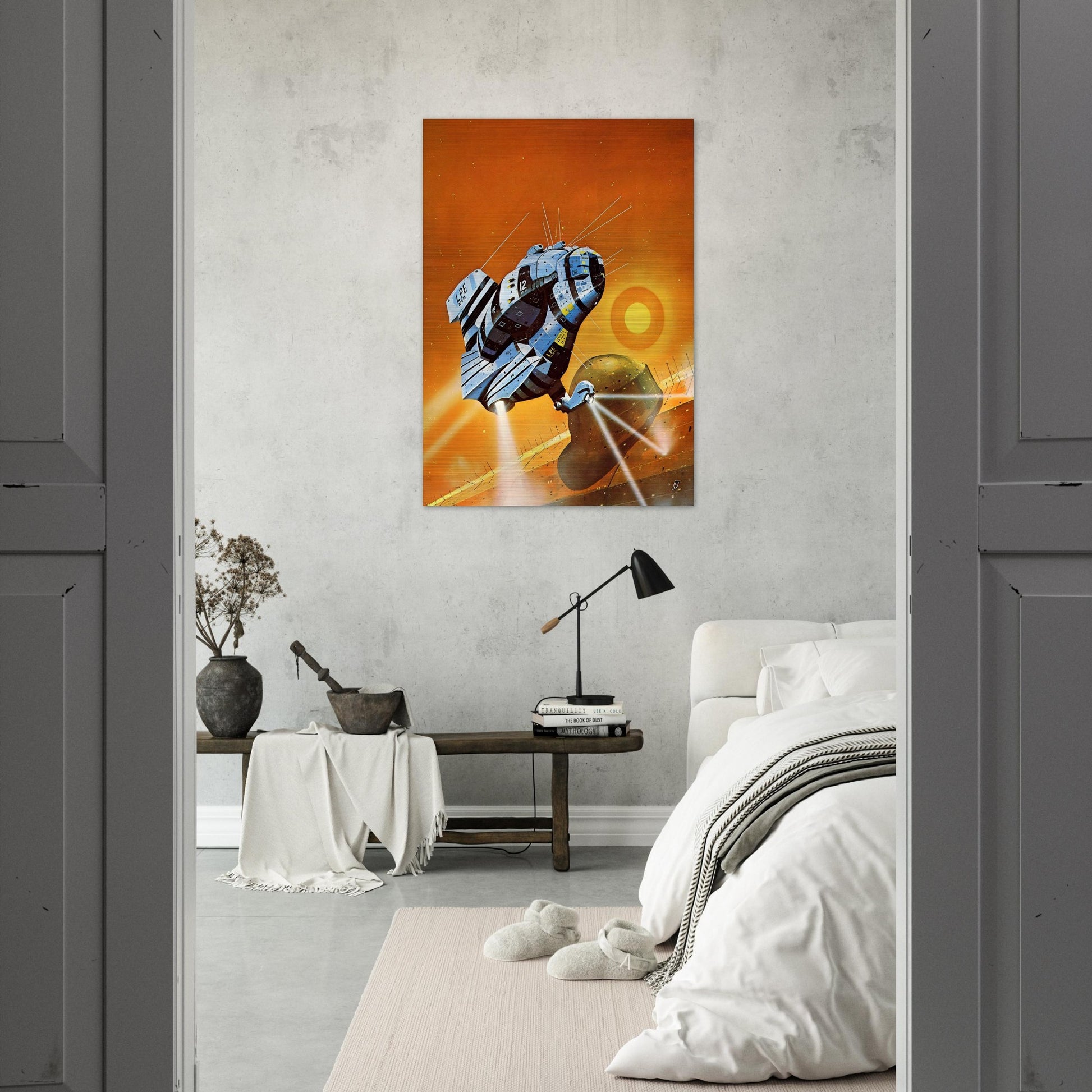 Chris Foss - Chris Foss Brushed Aluminum Print - 70x100 cm / 28x40 inches | Chris Foss Aluminum Print | Chris Foss Prints
