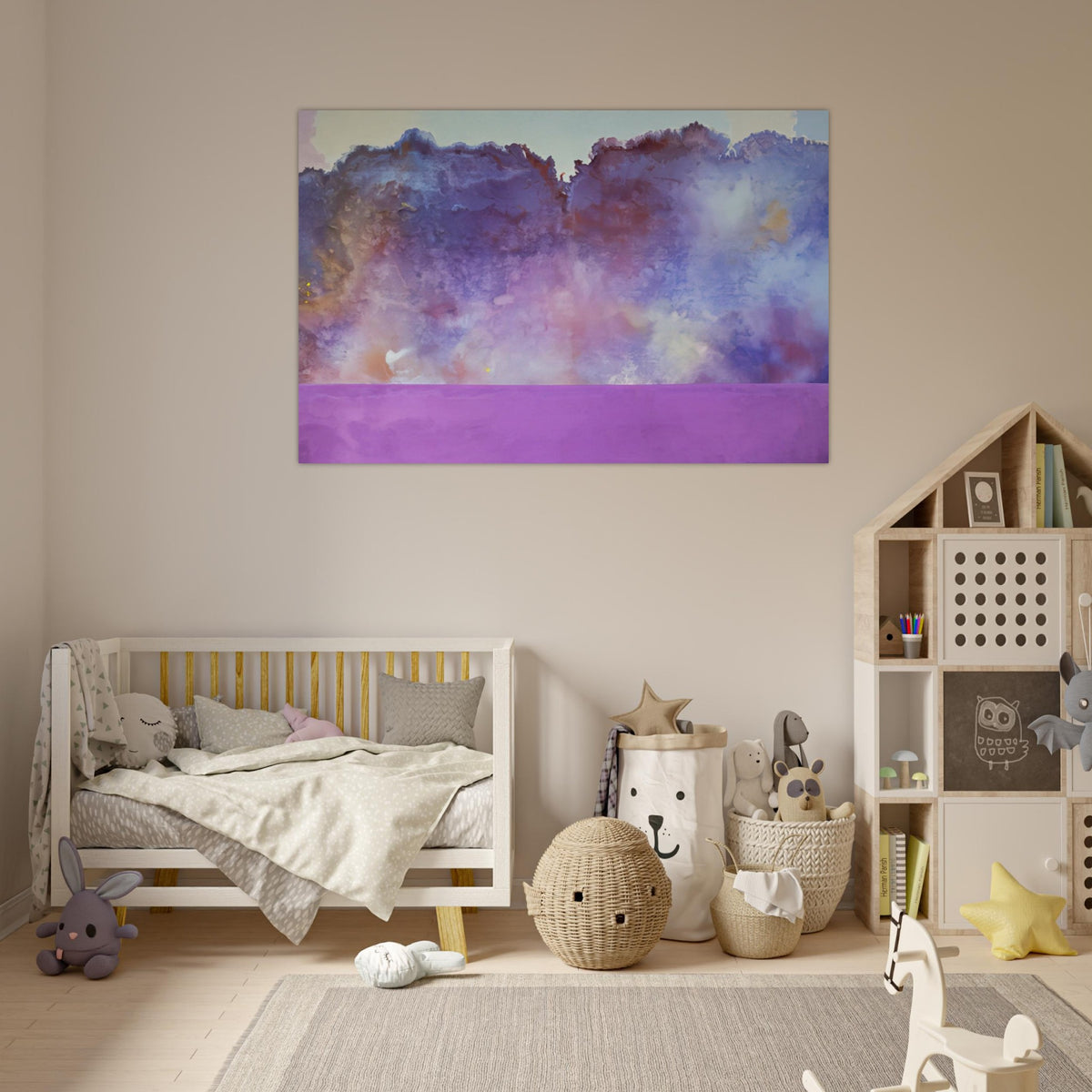 Diamond Lake - 1969 - Ronnie Landfield Art Prints - 100x150 cm / 40x60″ inches | Ronnie Landfield Poster | Ronnie Landfield Prints