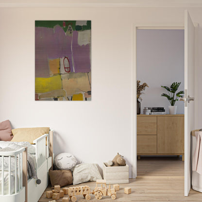 Albuquerque #4 - Richard Diebenkorn Brushed Aluminum Print - 70x100 cm / 28x40 inches | Richard Diebenkorn Aluminum Print | Richard Diebenkorn Prints