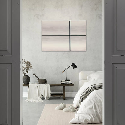 Horizontal and Vertical Lines - Ellsworth Kelly Brushed Aluminum Print - 70x100 cm / 28x40 inches | Ellsworth Kelly Aluminum Print | Ellsworth Kelly Prints