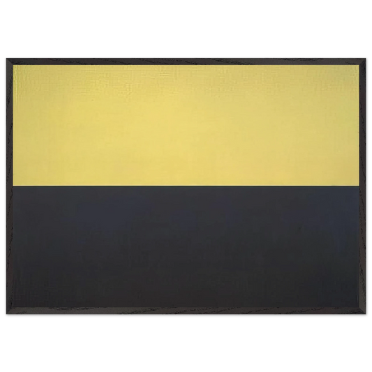 Rodeo - 1971 - Brice Marden 70x100 cm / 28x40 inches Framed Art Print – Black Wooden Frame