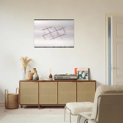 PIERCE FROM LOS FRANCISCO SAN ANGELES PORTFOLIO - Edward Ruscha Brushed Aluminum Print - 70x100 cm / 28x40 inches | Edward Ruscha Aluminum Print | Edward Ruscha Prints