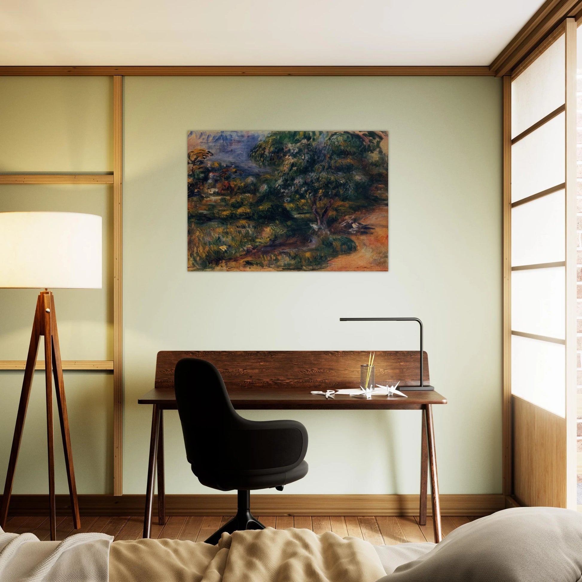The Beal - Pierre-Auguste Renoir Brushed Aluminum Print - 70x100 cm / 28x40 inches | Pierre-Auguste Renoir Aluminum Print | Pierre-Auguste Renoir Prints