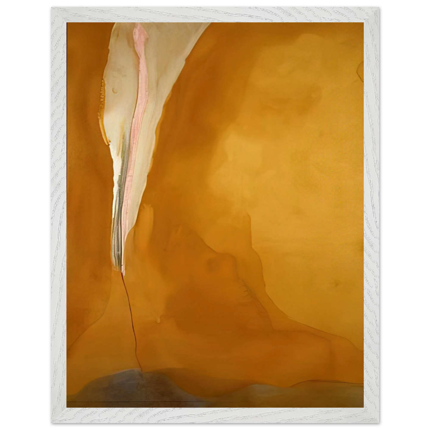 Helen Frankenthaler - Coral Wedge - 1972 Wall art - 20x50 cm / 8x20 inches - Fine Art Poster-canvas - -