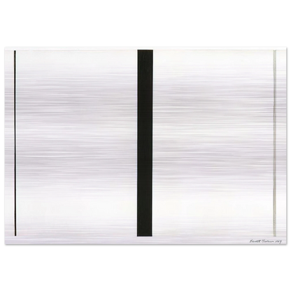 Untitled Etching #1 - Barnett Newman Brushed Aluminum Print - 70x100 cm / 28x40 inches | Barnett Newman Aluminum Print | Barnett Newman Prints