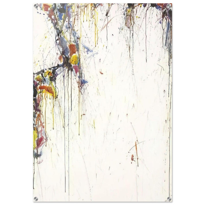 Japan Line Series No. 1  Composition  - Sam Francis Acrylic Print - 70x100 cm / 28x40″ inches
