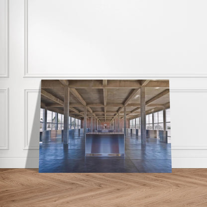 Untitled 100 Untitled Works in Mill Aluminium - 1986 - Donald Judd Brushed Aluminum Print - 70x100 cm / 28x40 inches | Donald Judd Aluminum Print | Donald Judd Prints