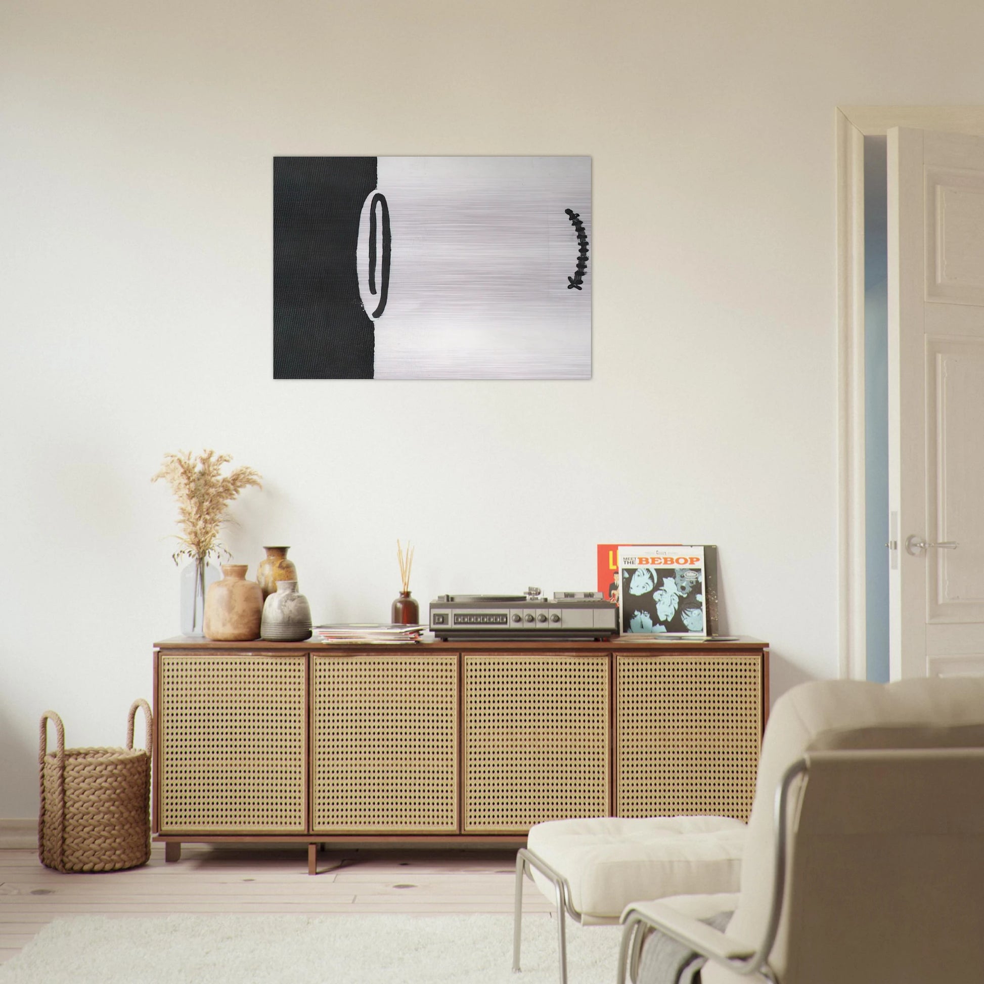 No. 40 - 1949 - Forrest Bess Brushed Aluminum Print - 70x100 cm / 28x40 inches | Forrest Bess Aluminum Print | Forrest Bess Prints