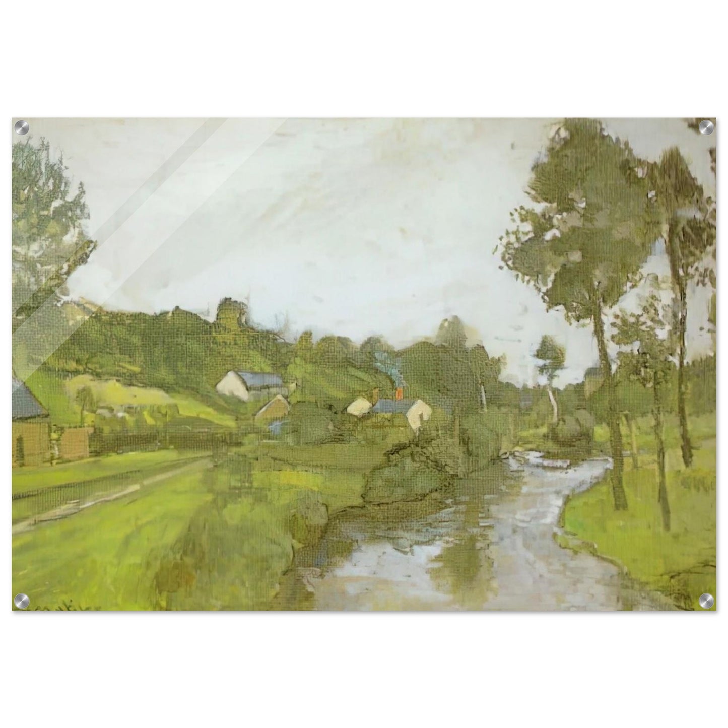 LANDSCAPE LESQUIELLES ST GERMAIN 1903 - Henri Matisse Acrylic Print - 70x100 cm / 28x40″ inches | Henri Matisse Wall Art | Henri Matisse Prints