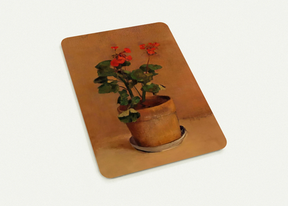 A POT OF GERANIUMS By Odilon Redon Pack of 10 Post Cards | Odilon Redon Post Cards | A6 (10.5 x 14.8 cm) - 4.1 x 5.8 inches