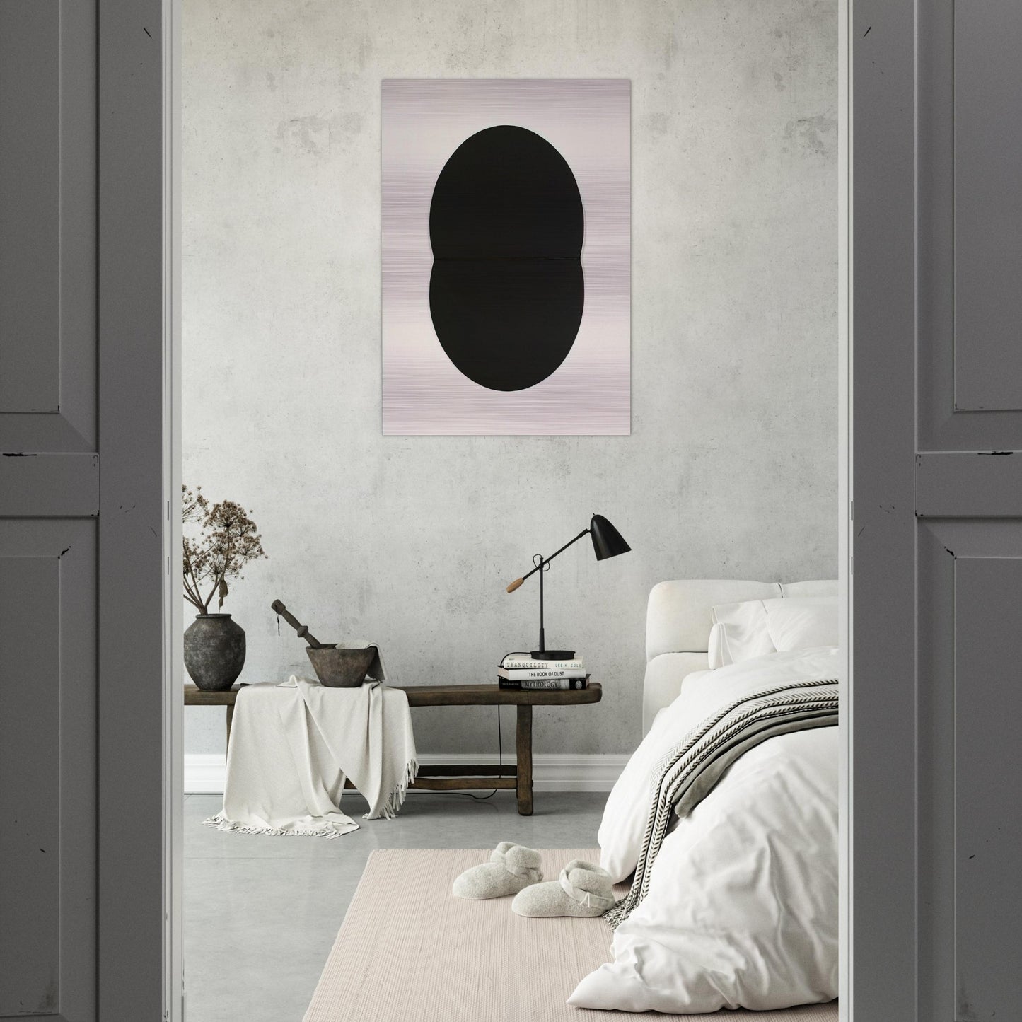 Study for White Plaque. Bridge Arch and Reflection - Ellsworth Kelly Brushed Aluminum Print - 70x100 cm / 28x40 inches | Ellsworth Kelly Aluminum Print | Ellsworth Kelly Prints