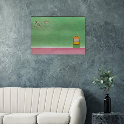 GREEN EMPTYNESS 1930 - Wassily Kandinsky Brushed Aluminum Print - 70x100 cm / 28x40 inches | Wassily Kandinsky Aluminum Print | Wassily Kandinsky Prints