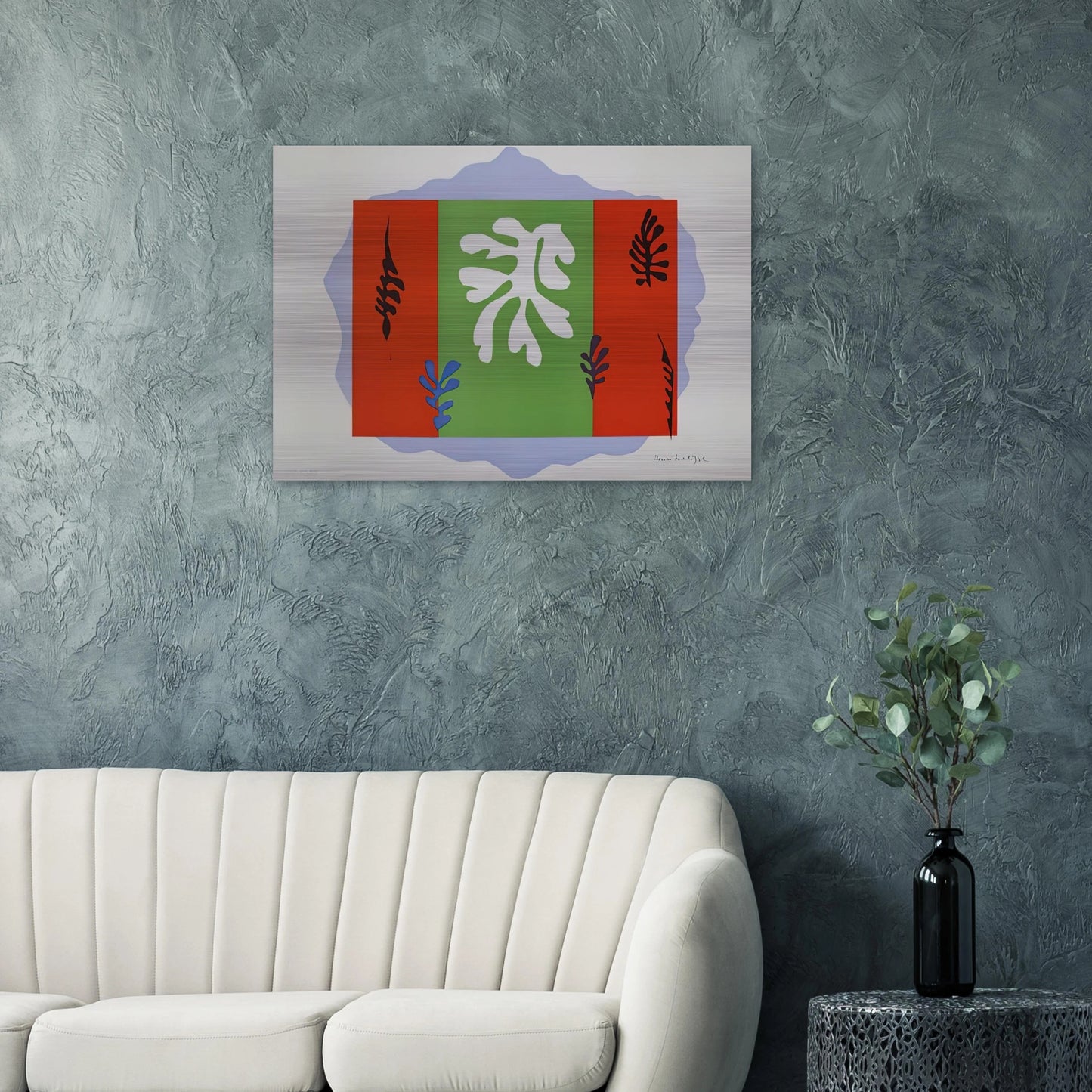 THE DANCER 1949 - Henri Matisse Brushed Aluminum Print - 70x100 cm / 28x40 inches | Henri Matisse Aluminum Print | Henri Matisse Prints
