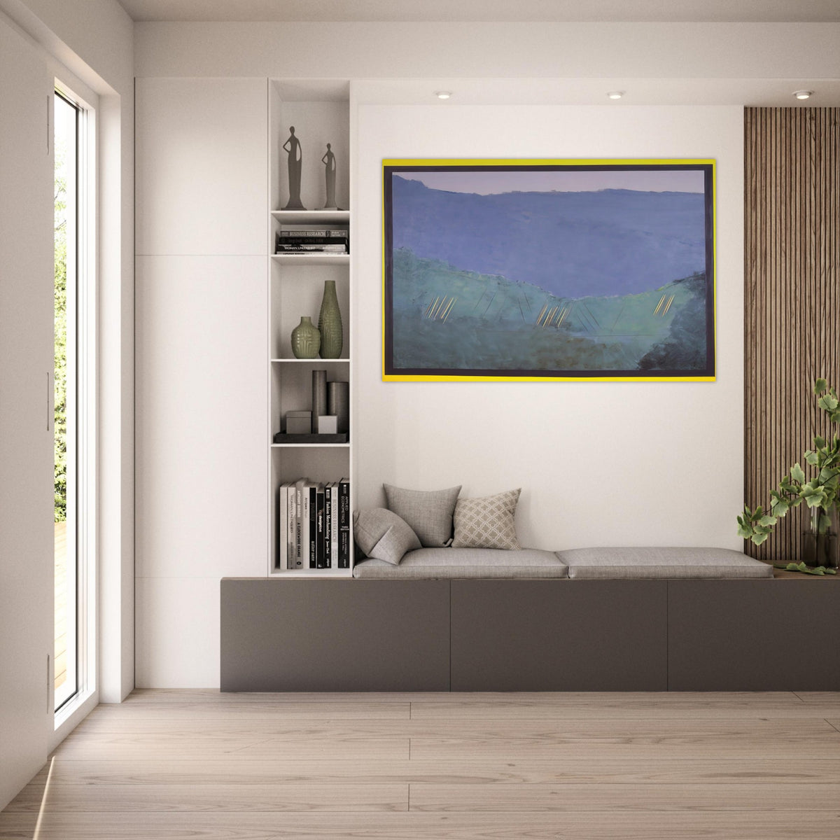 Cheat River - 1968 - Ronnie Landfield Art Prints - 100x150 cm / 40x60″ inches | Ronnie Landfield Poster | Ronnie Landfield Prints