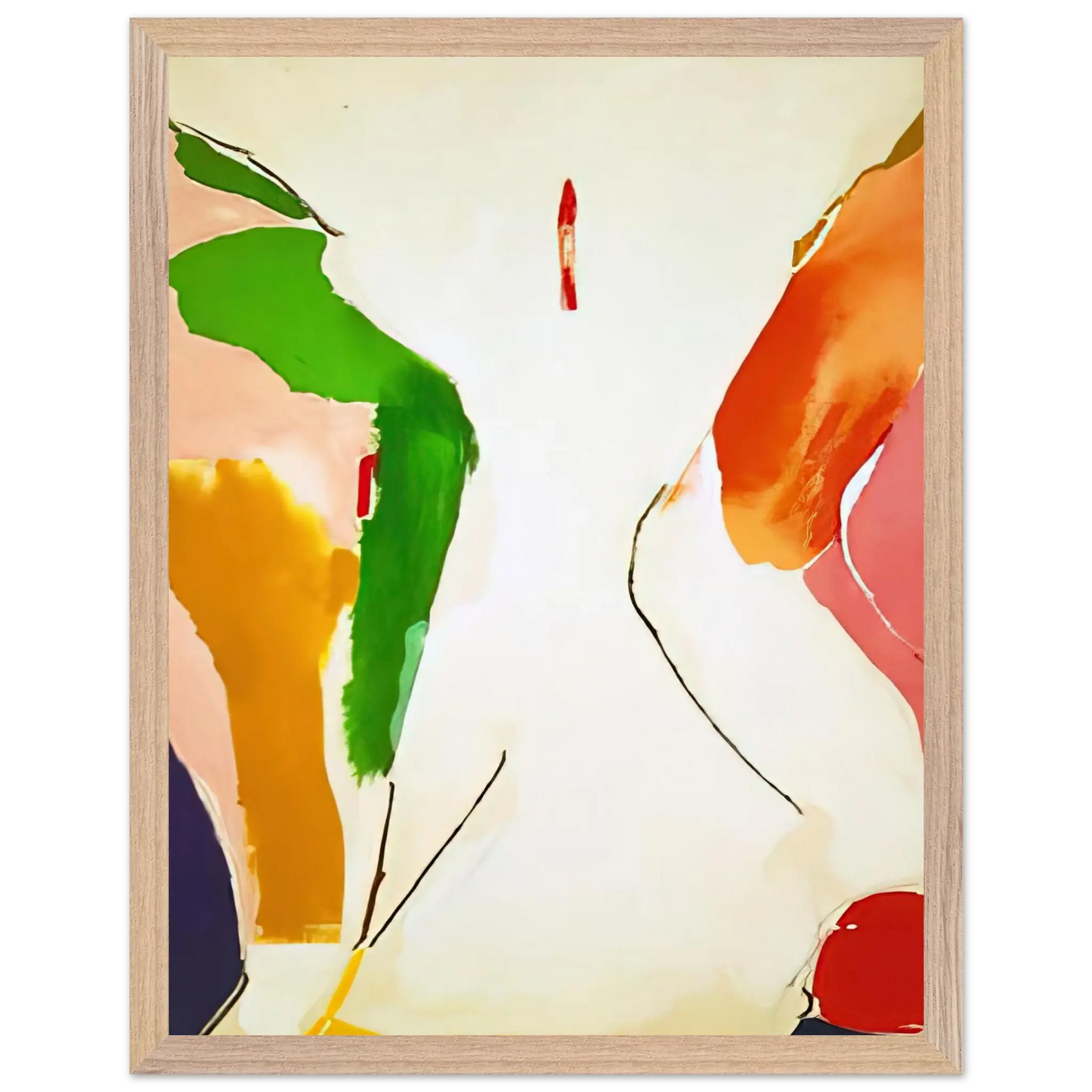 Helen Frankenthaler - Living Edge - 1973 Wall art - 50x70 cm / 20x28 Inches - Fine Art Poster - -