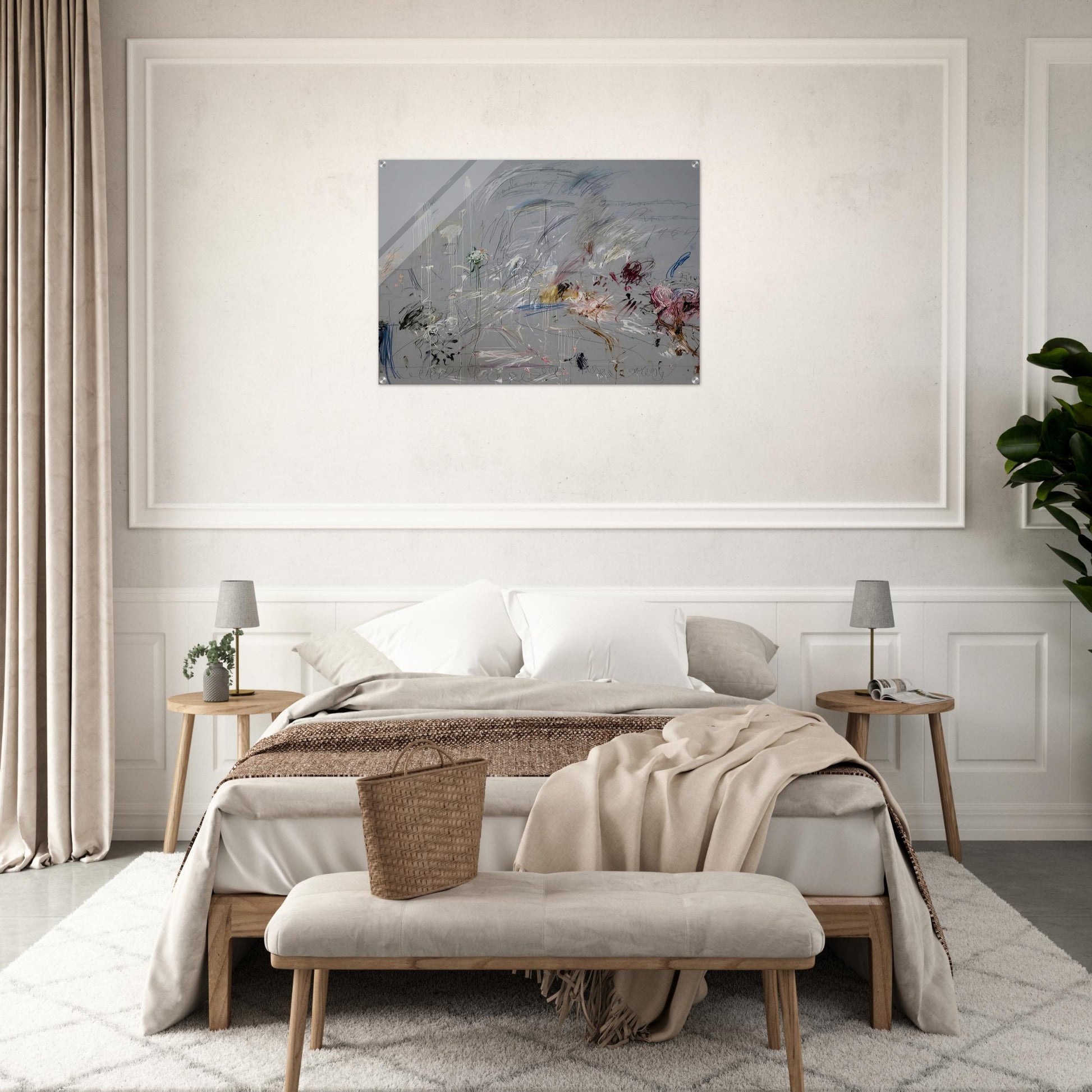 School of Athens - Cy Twombly Acrylic Print - 70x100 cm / 28x40″ inches