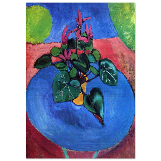 CYCLAMEN POURPRE 1912 - Henri Matisse Brushed Aluminum Print - 70x100 cm / 28x40 inches | Henri Matisse Aluminum Print | Henri Matisse Prints