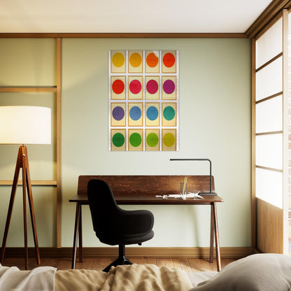 Constellations - 1974 - Max Bill Brushed Aluminum Print - 70x100 cm / 28x40 inches | Max Bill Aluminum Print | Max Bill Prints