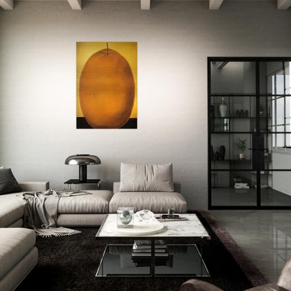 ORANGE - Fernando Botero Brushed Aluminum Print - 70x100 cm / 28x40 inches | Fernando Botero Aluminum Print | Fernando Botero Prints