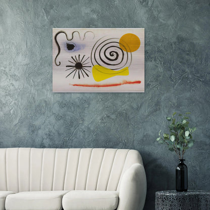 UNTITLED 1941 - Alexander Calder Brushed Aluminum Print - 70x100 cm / 28x40 inches | Alexander Calder Aluminum Print | Alexander Calder Prints