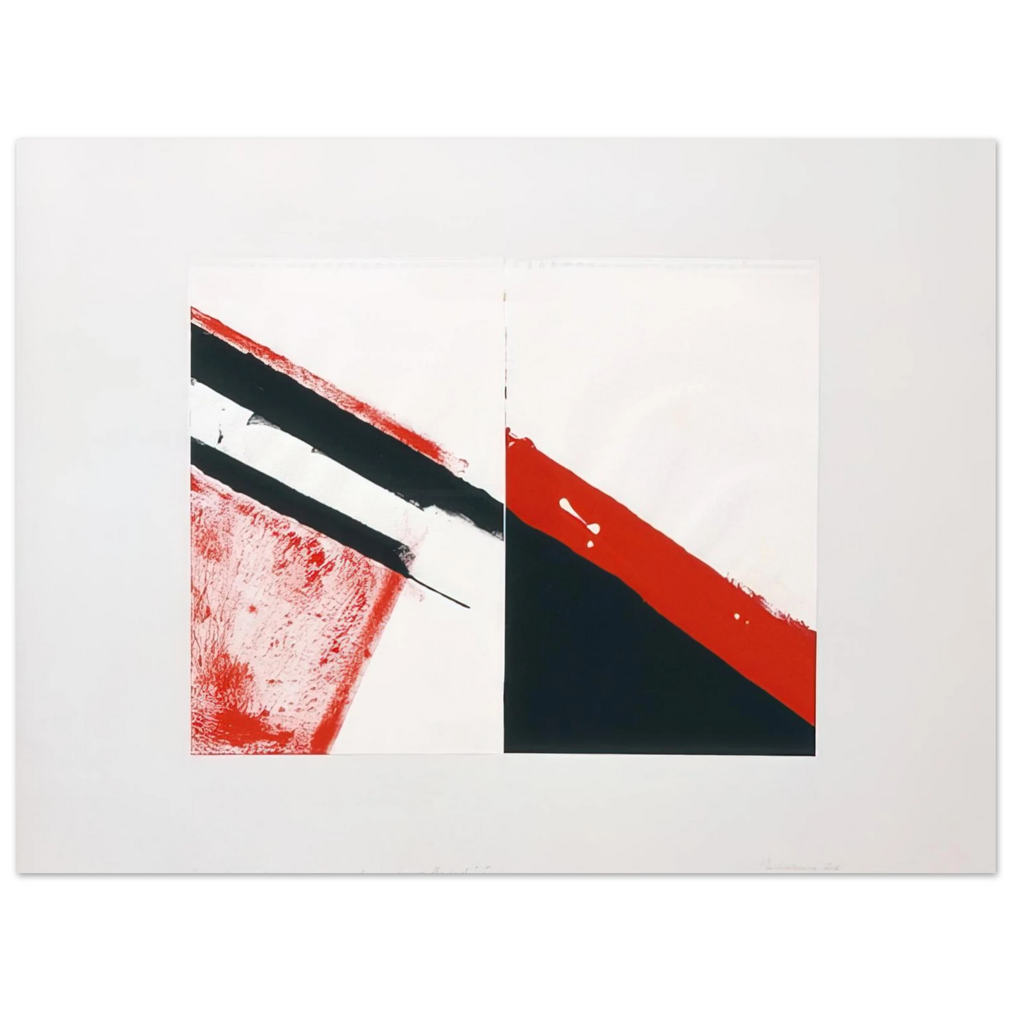 Blinky Palermo - WHO KNOWS THE BEGINNING AND WHO KNOWS THE END I 1976  75x100 cm / 30x40inches Fine Art Poster