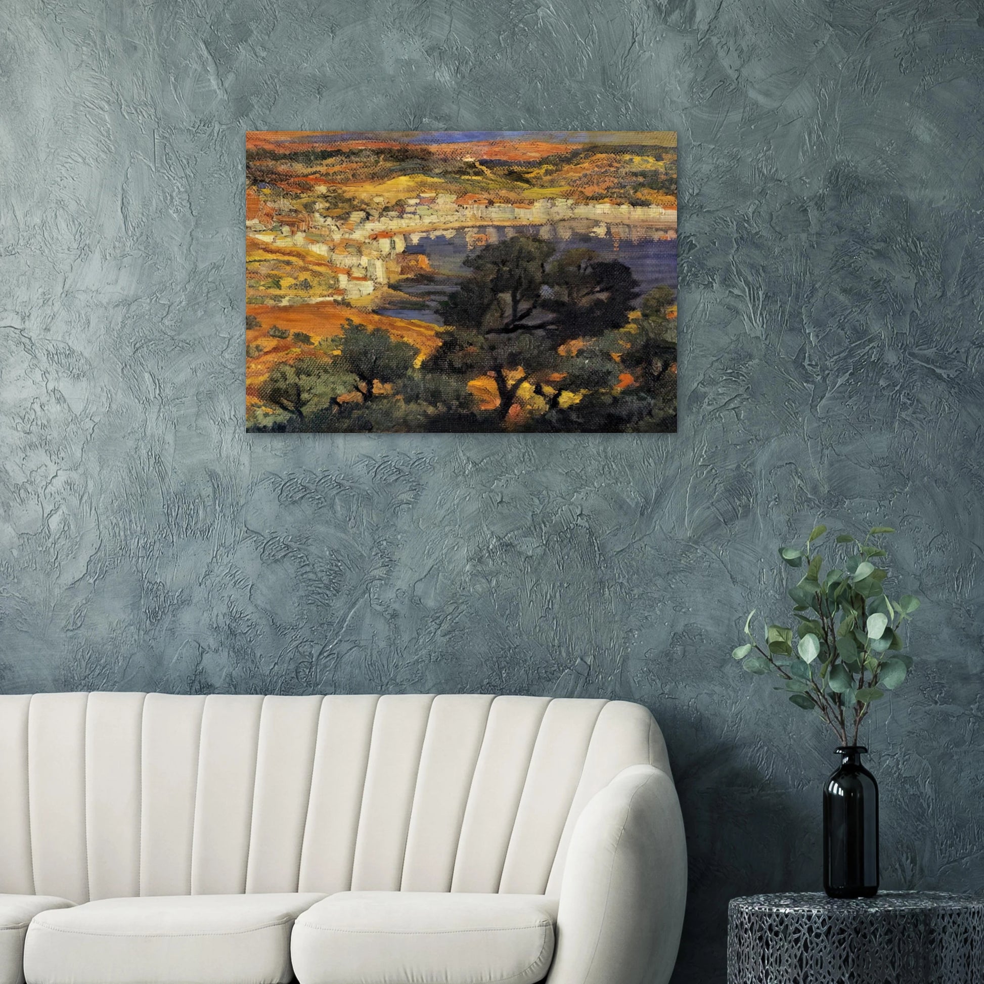 CADAQUES 3 - Salvador Dali Brushed Aluminum Print - 70x100 cm / 28x40 inches | Salvador Dali Aluminum Print | Salvador Dali Prints