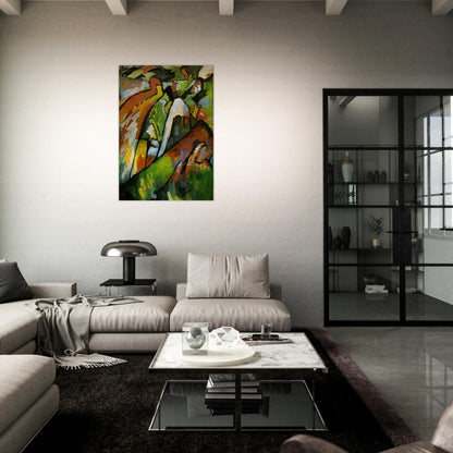 IMPROVISATION 7 1910 - Wassily Kandinsky Brushed Aluminum Print - 70x100 cm / 28x40 inches | Wassily Kandinsky Aluminum Print | Wassily Kandinsky Prints
