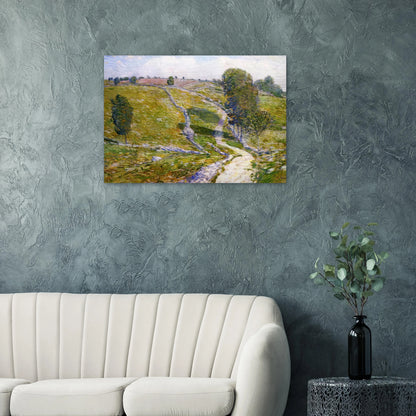 Road to the Land of Nod - Childe Hassam Brushed Aluminum Print - 70x100 cm / 28x40 inches | Childe Hassam Aluminum Print | Childe Hassam Prints