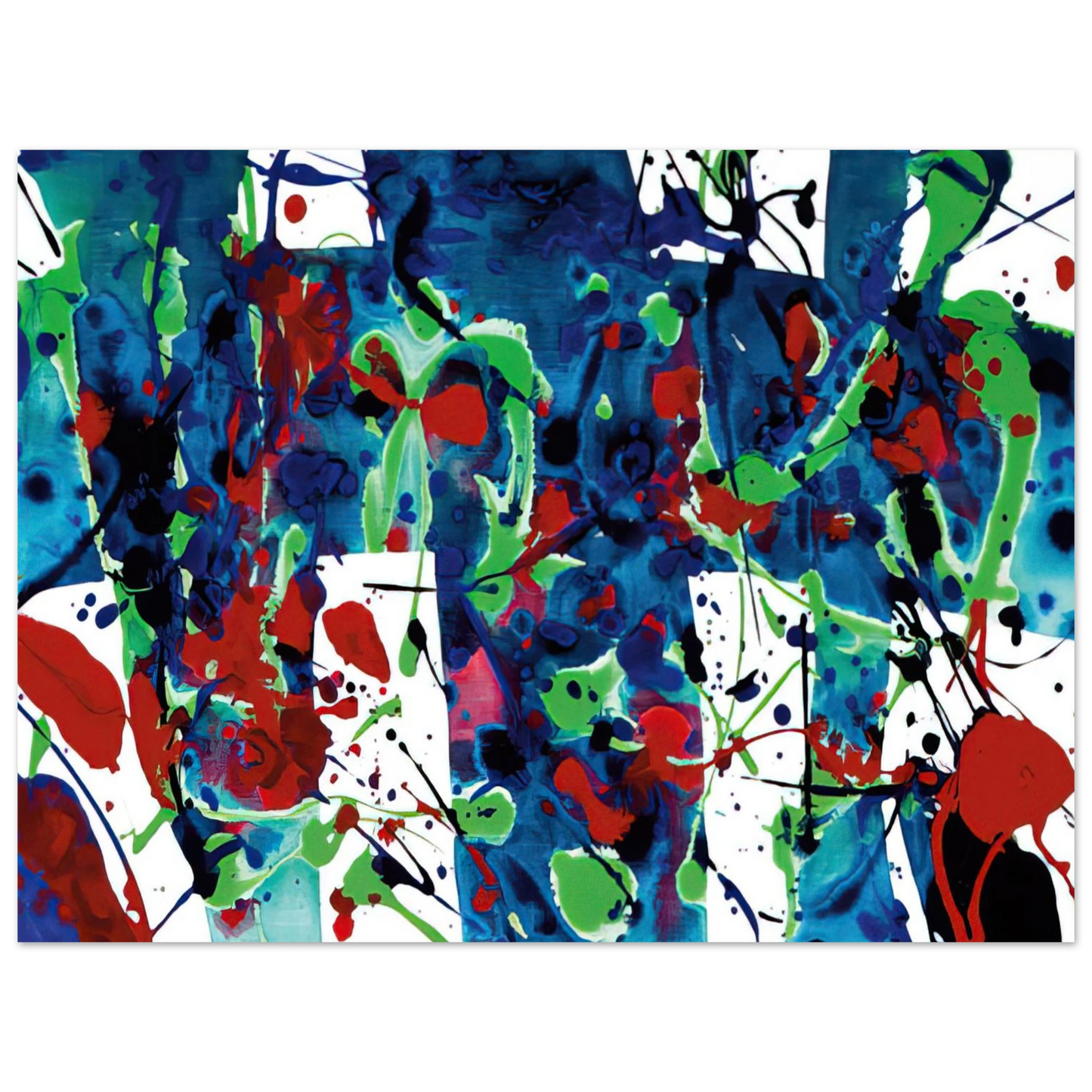 Sam Francis - Untitled  SFP94-33  SFF 1709   75x100 cm / 30x40inches Fine Art Poster