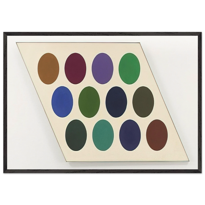 Korfu - 1965 - Thomas Downing 70x100 cm / 28x40 inches Framed Art Print – Black Wooden Frame