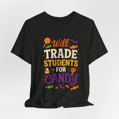 Ich tausche Schüler gegen Süßigkeiten – Lehrer-T-Shirt für Halloween – Niedliches Halloween-Kostüm