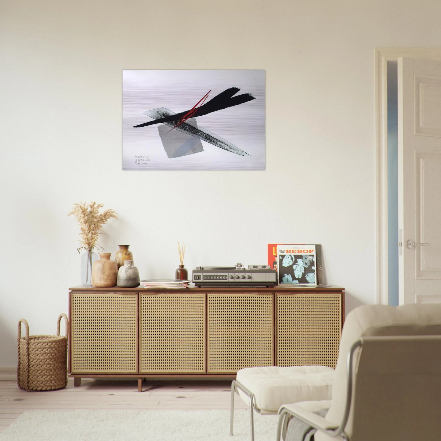Relativity - 2005 - Toko Shinoda Brushed Aluminum Print - 70x100 cm / 28x40 inches | Toko Shinoda Aluminum Print | Toko Shinoda Prints