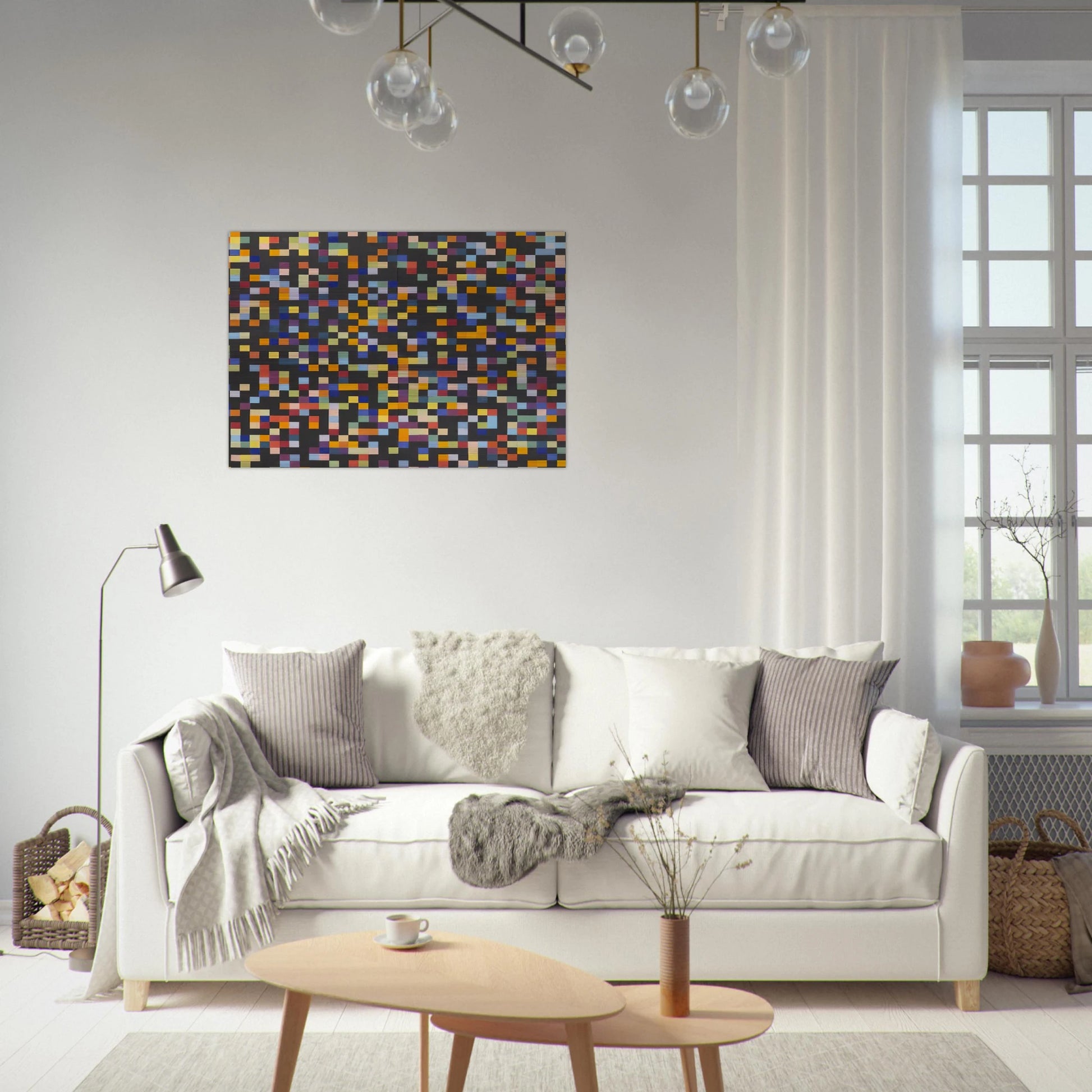 Spectrum Colors Arranged by Chance VI - Ellsworth Kelly Brushed Aluminum Print - 70x100 cm / 28x40 inches | Ellsworth Kelly Aluminum Print | Ellsworth Kelly Prints