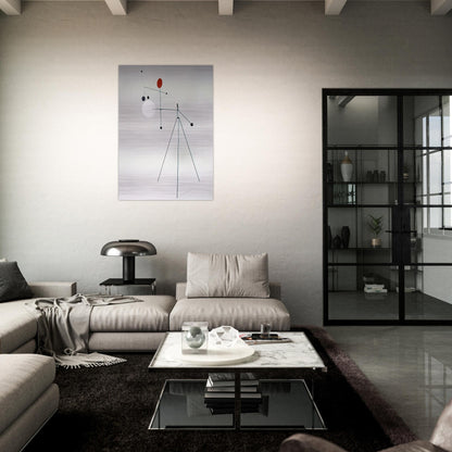 UNTITLED 1934 - Alexander Calder Brushed Aluminum Print - 70x100 cm / 28x40 inches | Alexander Calder Aluminum Print | Alexander Calder Prints