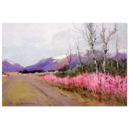 Fireweed Lane - Romanticism - Sydney Laurence Art Prints - 100x150 cm / 40x60″ inches | Sydney Laurence Poster | Sydney Laurence Prints