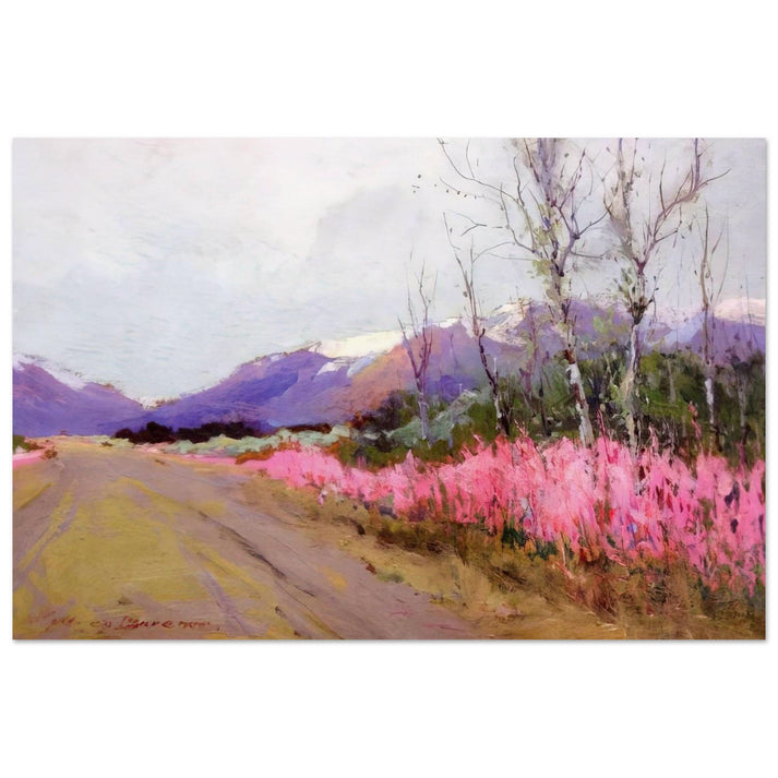 Fireweed Lane - Romanticism - Sydney Laurence Art Prints - 100x150 cm / 40x60″ inches | Sydney Laurence Poster | Sydney Laurence Prints