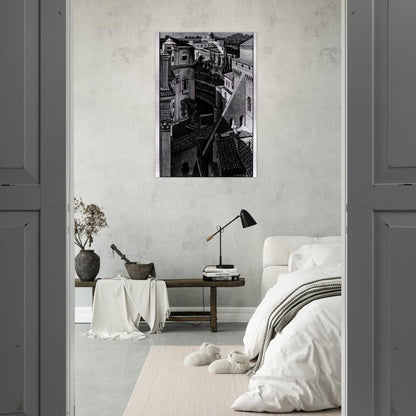 BERWEEN ST PETER AND SISTINE CHAPEL MARCH 1936 1936 - MC Escher Brushed Aluminum Print - 70x100 cm / 28x40 inches | MC Escher Aluminum Print | MC Escher Prints