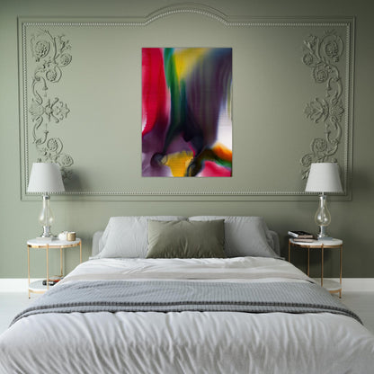 Phenomena Agate Bridge - Paul Jenkins Brushed Aluminum Print - 70x100 cm / 28x40 inches | Paul Jenkins Aluminum Print | Paul Jenkins Prints
