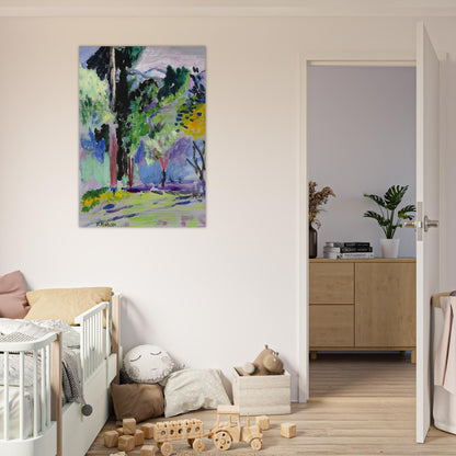 PAYSAGE A COLLIOURE 1905 - Henri Matisse Brushed Aluminum Print - 70x100 cm / 28x40 inches | Henri Matisse Aluminum Print | Henri Matisse Prints