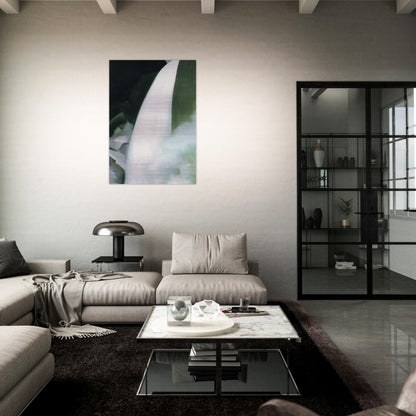 Green and White - Georgia O'Keeffe Brushed Aluminum Print - 70x100 cm / 28x40 inches | Georgia O'Keeffe Aluminum Print | Georgia O'Keeffe Prints