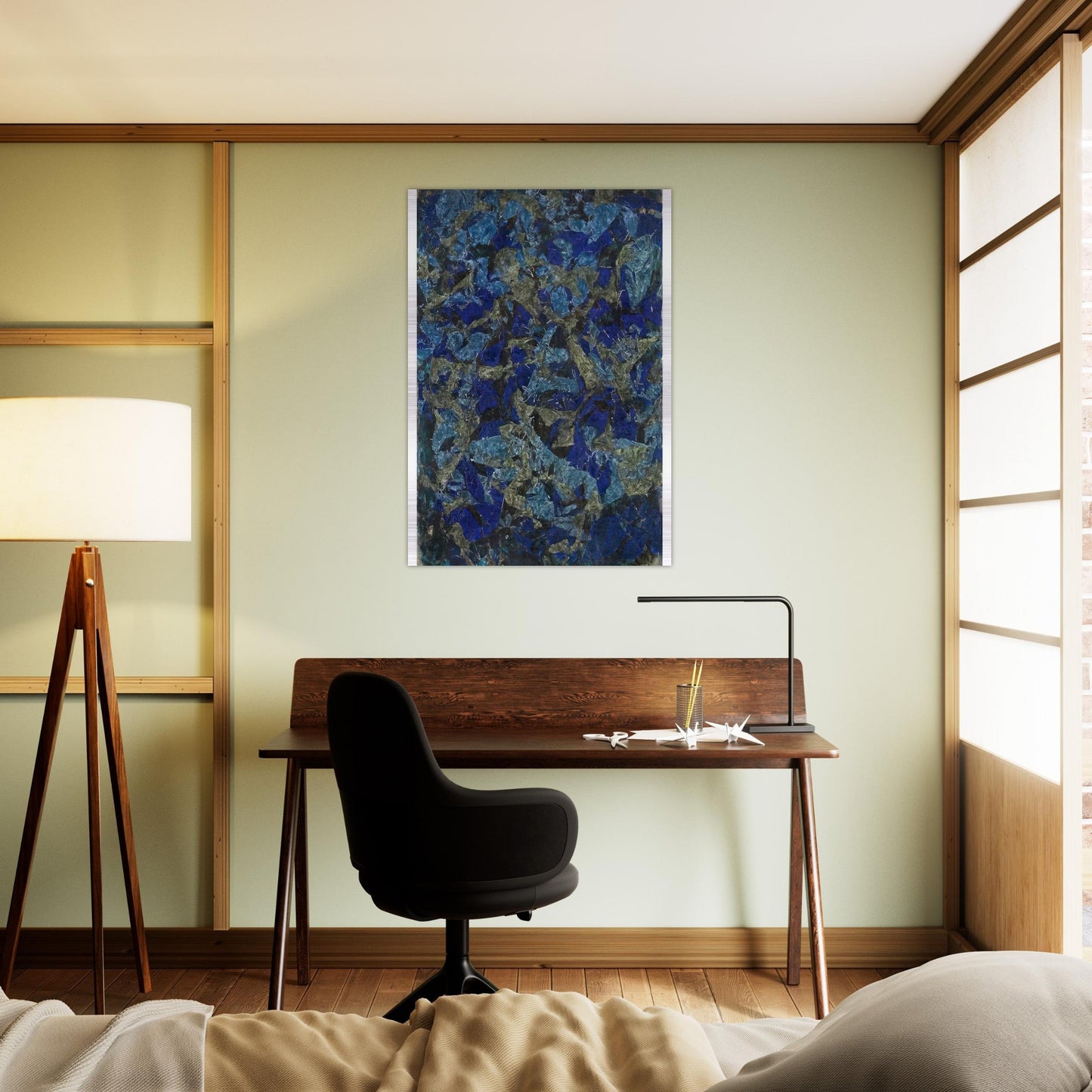 Peinture - 1963 - Simon Hantai Brushed Aluminum Print - 70x100 cm / 28x40 inches | Simon Hantai Aluminum Print | Simon Hantai Prints