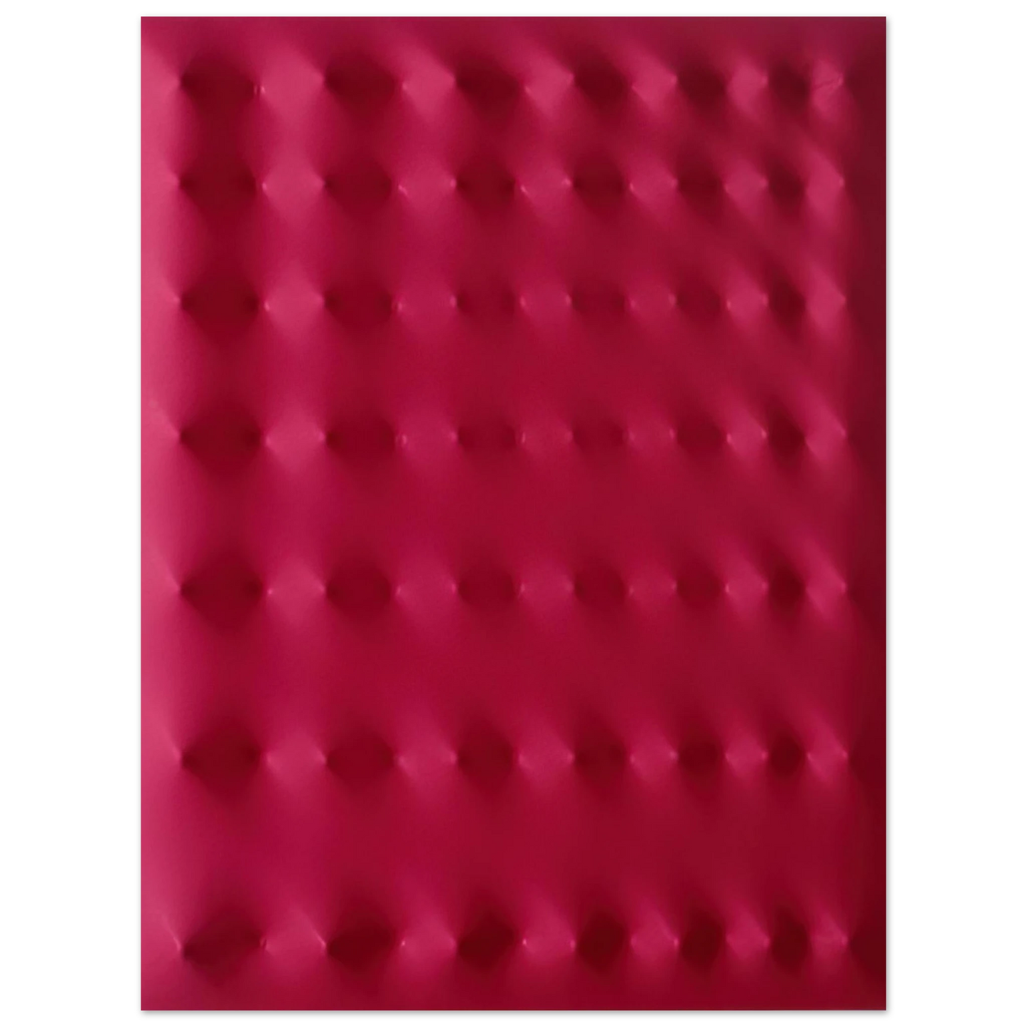 Enrico Castellani - Superficie rossa - 2006  75x100 cm / 30x40inches Fine Art Poster