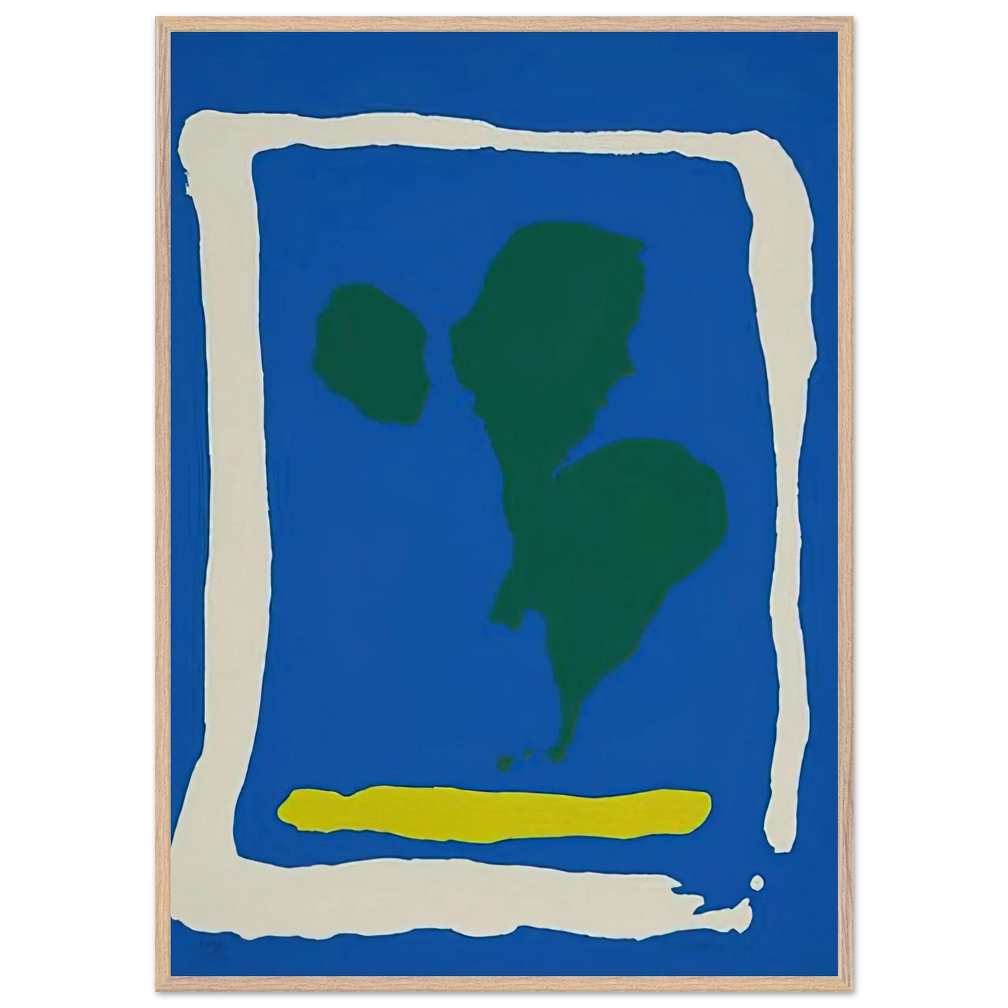 Helen Frankenthaler - Air Frame - 1965 Wall art - 45x60 cm / 18x24 inches - Fine Art Poster-canvas - -