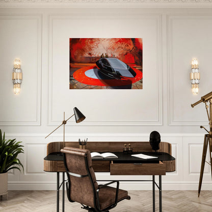 Syd Mead - Syd Mead Brushed Aluminum Print - 70x100 cm / 28x40 inches | Syd Mead Aluminum Print | Syd Mead Prints