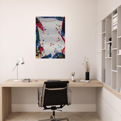 Sulfur Water - Sam Francis Brushed Aluminum Print - 70x100 cm / 28x40 inches | Sam Francis Aluminum Print | Sam Francis Prints