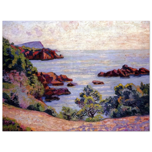 Armand Guillaumin - Paysage du Midi - 1905  75x100 cm / 30x40inches Fine Art Poster