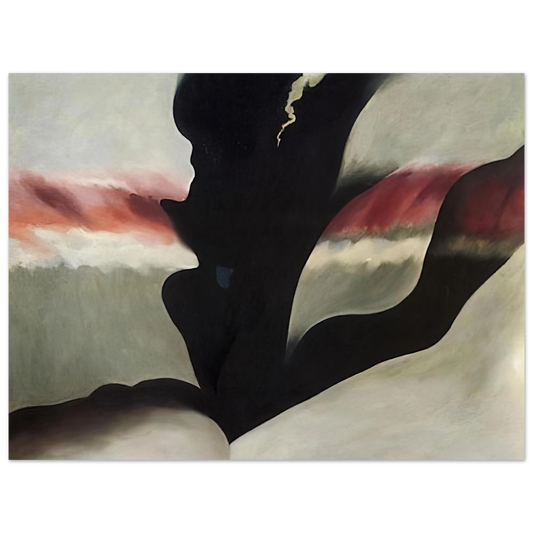 Georgia O'Keeffe - Black Place Green Fine Art Poster