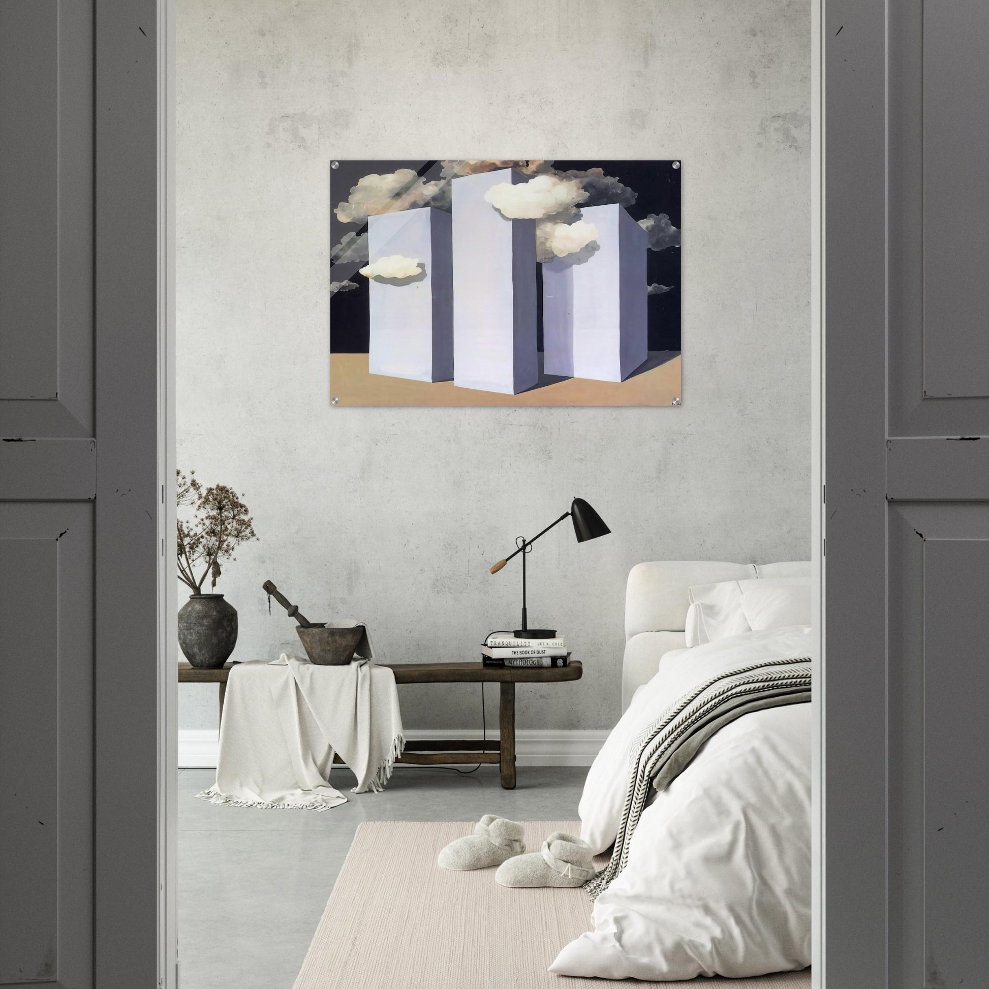 A STORM 1932 - Rene Magritte Acrylic Print - 70x100 cm / 28x40″ inches