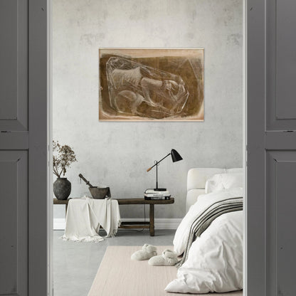 Gargoyles - 1948 - Morris Graves Brushed Aluminum Print - 70x100 cm / 28x40 inches | Morris Graves Aluminum Print | Morris Graves Prints